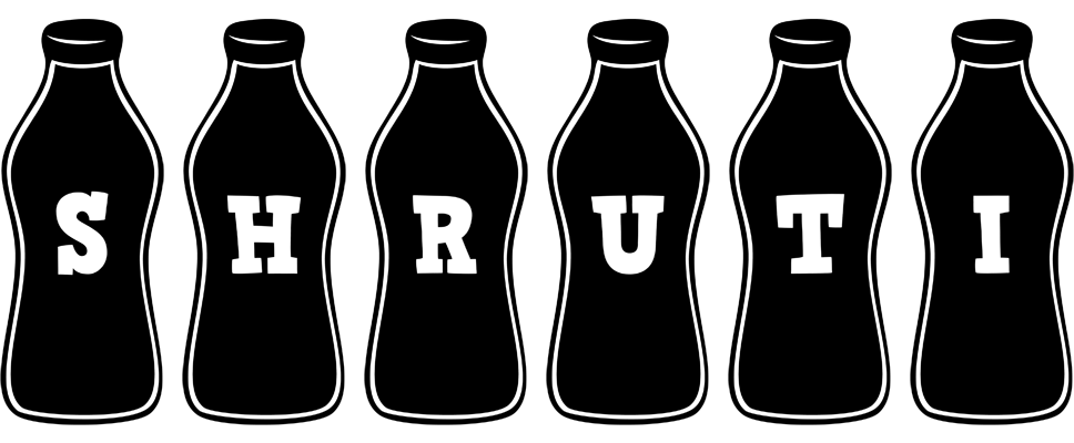 Shruti bottle logo