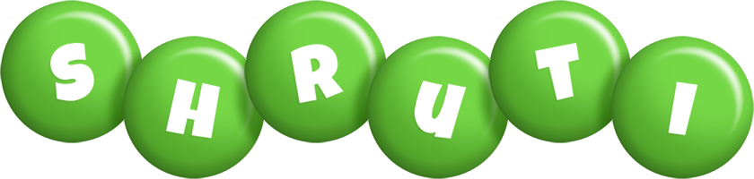 Shruti candy-green logo