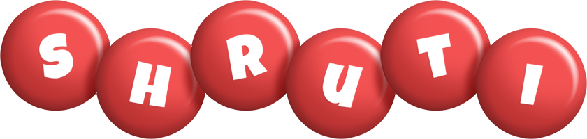 Shruti candy-red logo