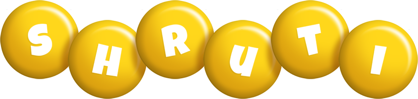 Shruti candy-yellow logo