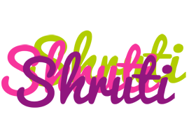 Shruti flowers logo