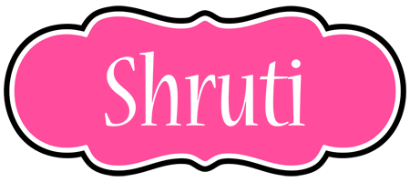 Shruti invitation logo