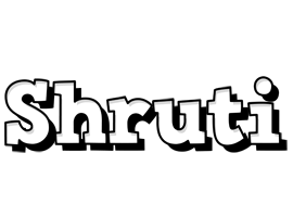 Shruti snowing logo