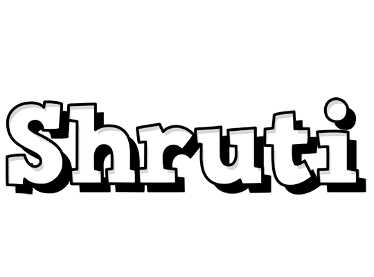 Shruti snowing logo
