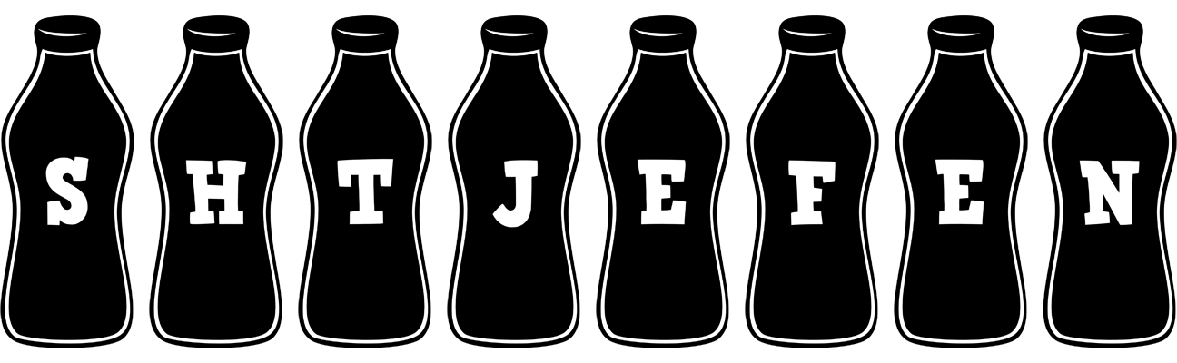 Shtjefen bottle logo
