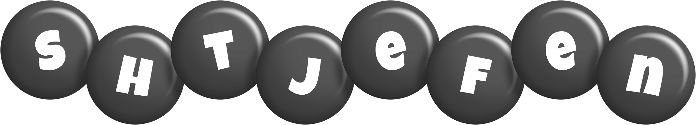Shtjefen candy-black logo