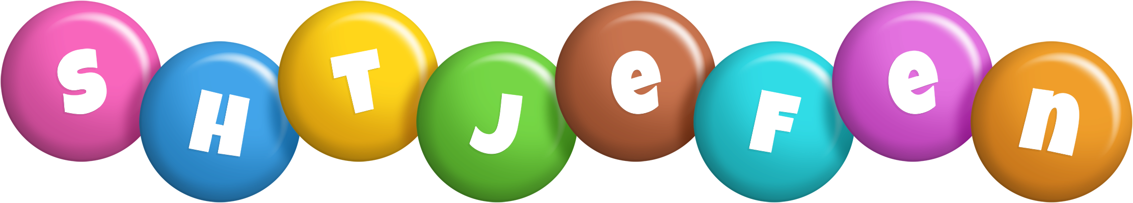 Shtjefen candy logo