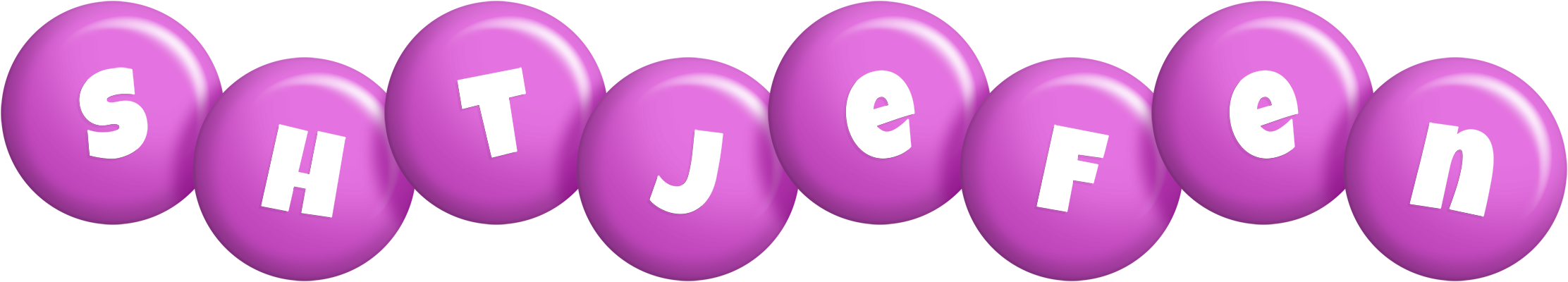 Shtjefen candy-purple logo