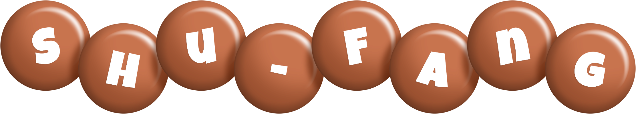 Shu-Fang candy-brown logo