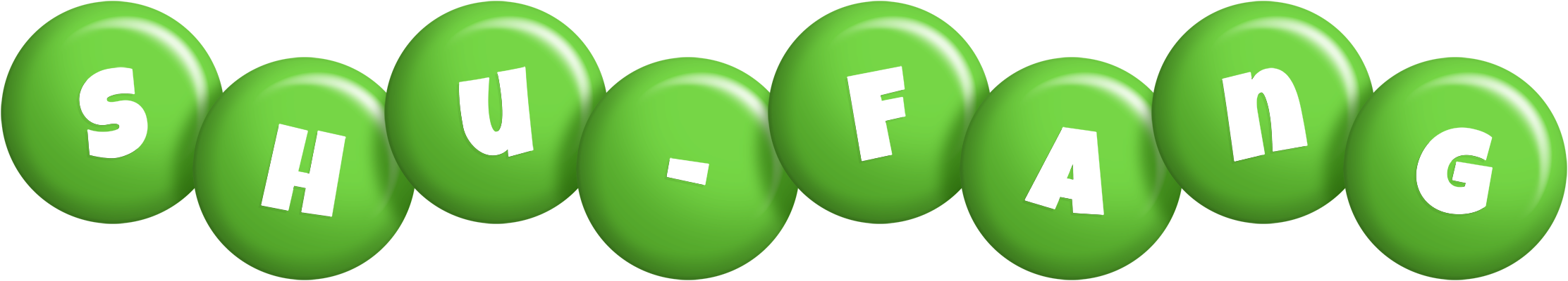 Shu-Fang candy-green logo
