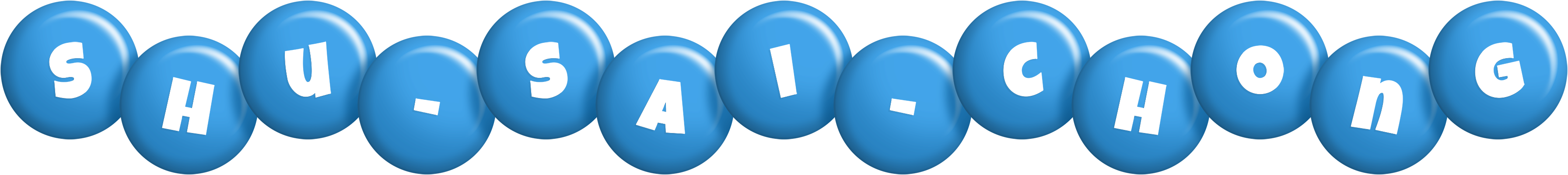 Shu-Sai-Chong candy-blue logo