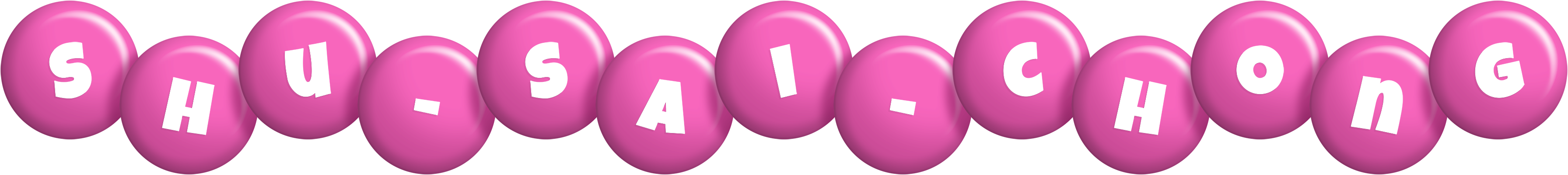 Shu-Sai-Chong candy-pink logo