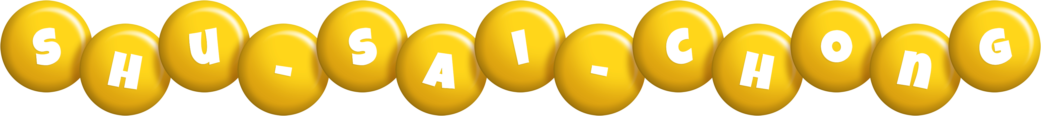 Shu-Sai-Chong candy-yellow logo