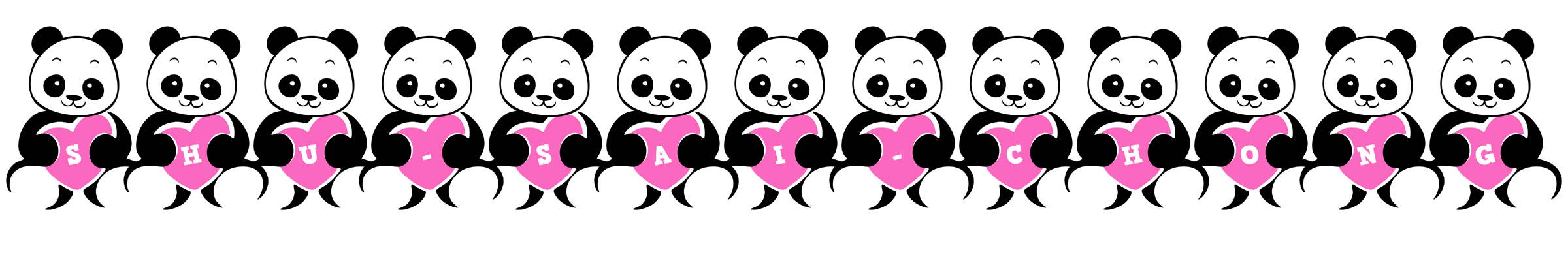 Shu-Sai-Chong love-panda logo