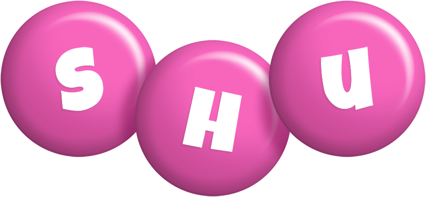 Shu candy-pink logo