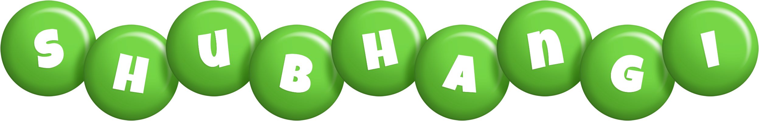 Shubhangi candy-green logo