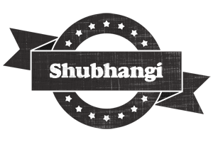 Shubhangi grunge logo