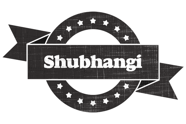 Shubhangi grunge logo