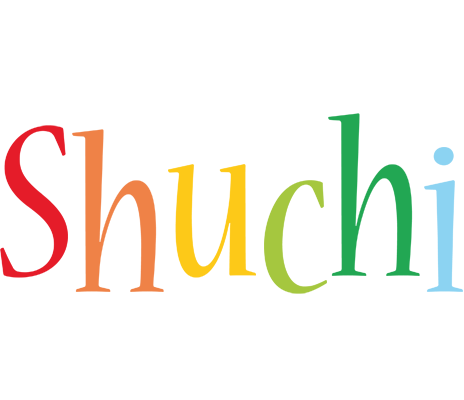 Shuchi birthday logo