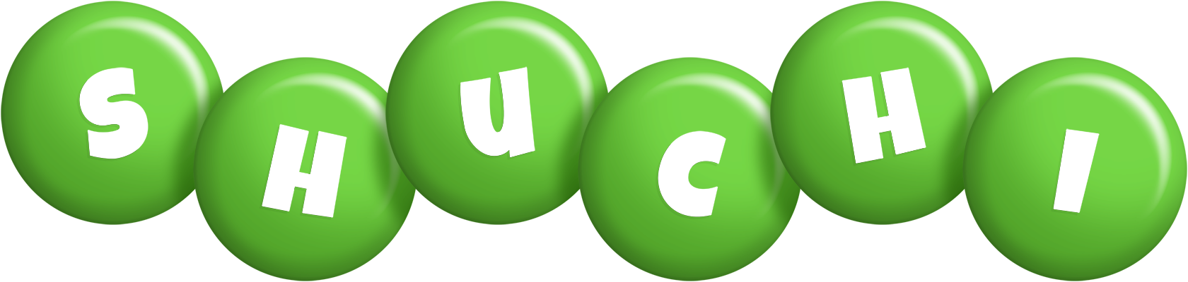 Shuchi candy-green logo