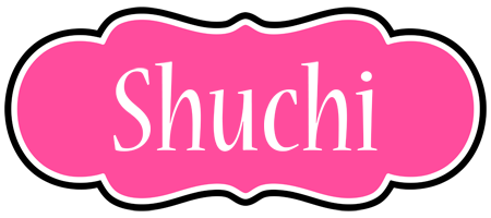 Shuchi invitation logo