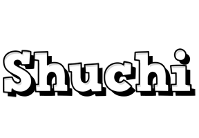 Shuchi snowing logo