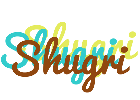 Shugri cupcake logo