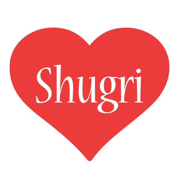 Shugri love logo