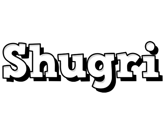 Shugri snowing logo