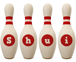 Shui bowling-pin logo