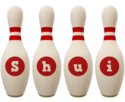 Shui bowling-pin logo