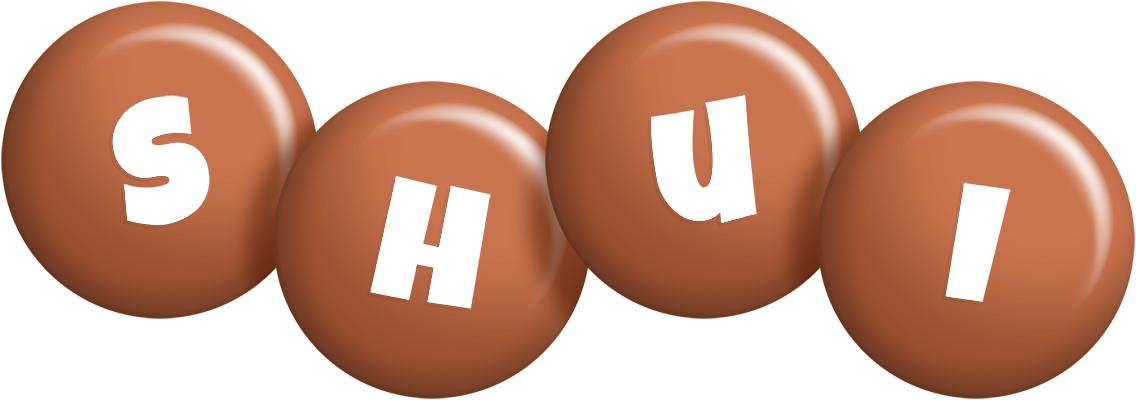 Shui candy-brown logo