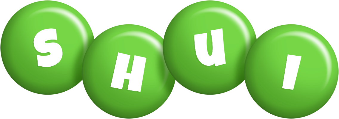 Shui candy-green logo