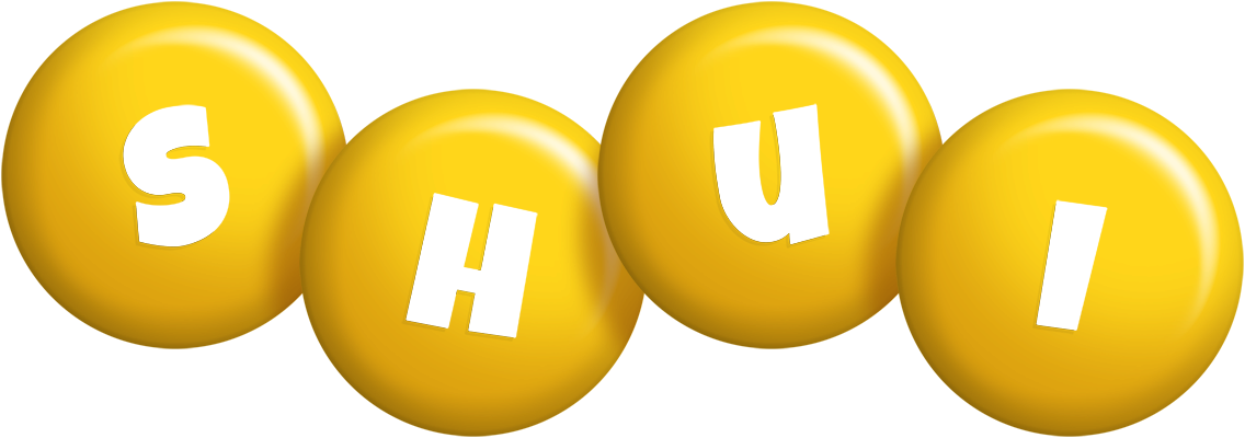 Shui candy-yellow logo