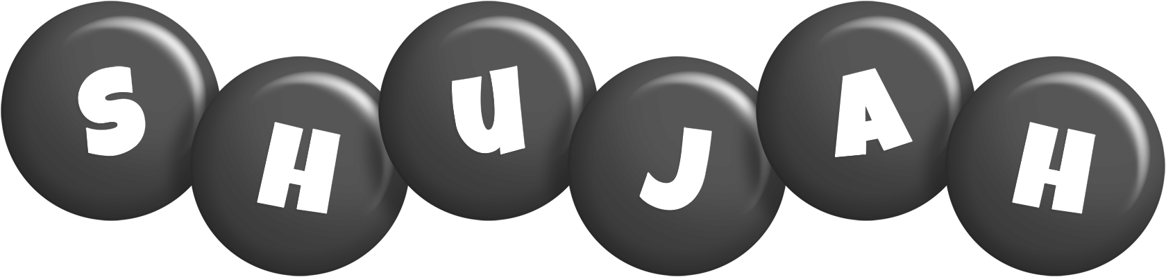Shujah candy-black logo