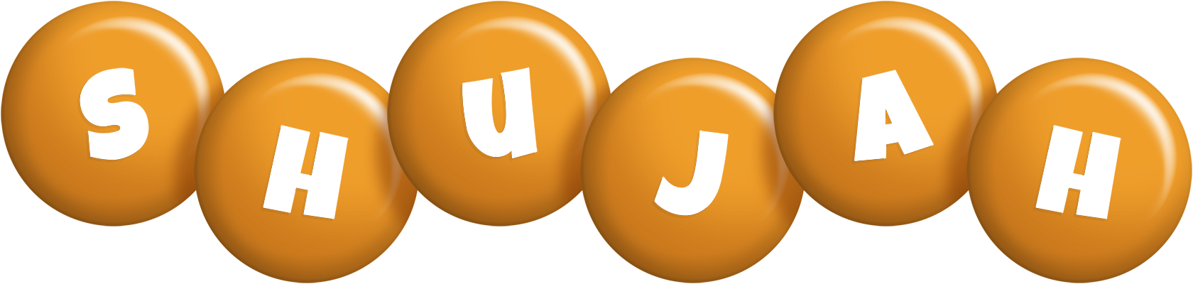 Shujah candy-orange logo