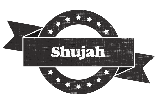 Shujah grunge logo