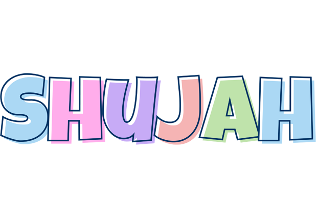 Shujah pastel logo