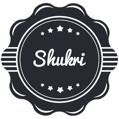 Shukri badge logo