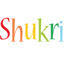 Shukri birthday logo