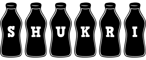 Shukri bottle logo