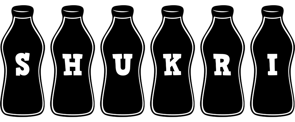 Shukri bottle logo