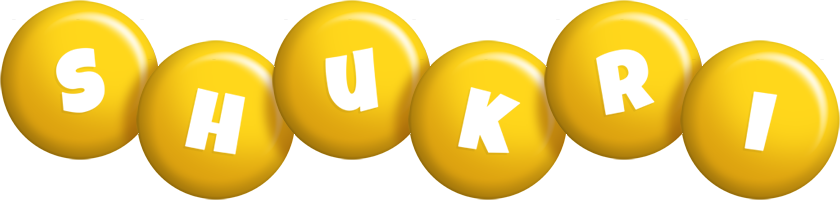 Shukri candy-yellow logo