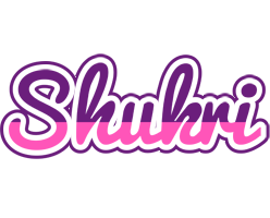 Shukri cheerful logo