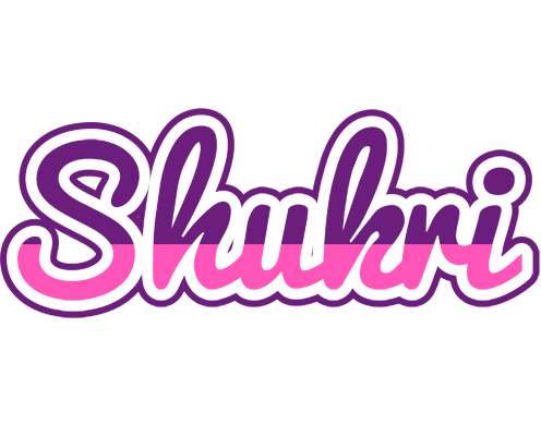 Shukri cheerful logo