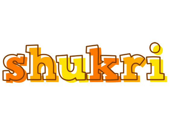 Shukri desert logo