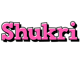 Shukri girlish logo