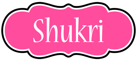 Shukri invitation logo