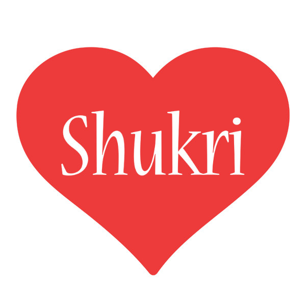 Shukri love logo