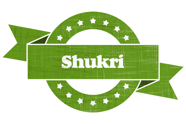 Shukri natural logo